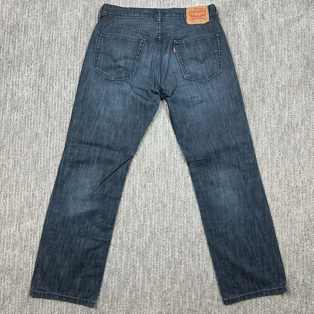 Levi's‎ 559 Jeans Mens 32x32 Dark Wash Blue Relaxed Straight Leg Denim 5 Pocket